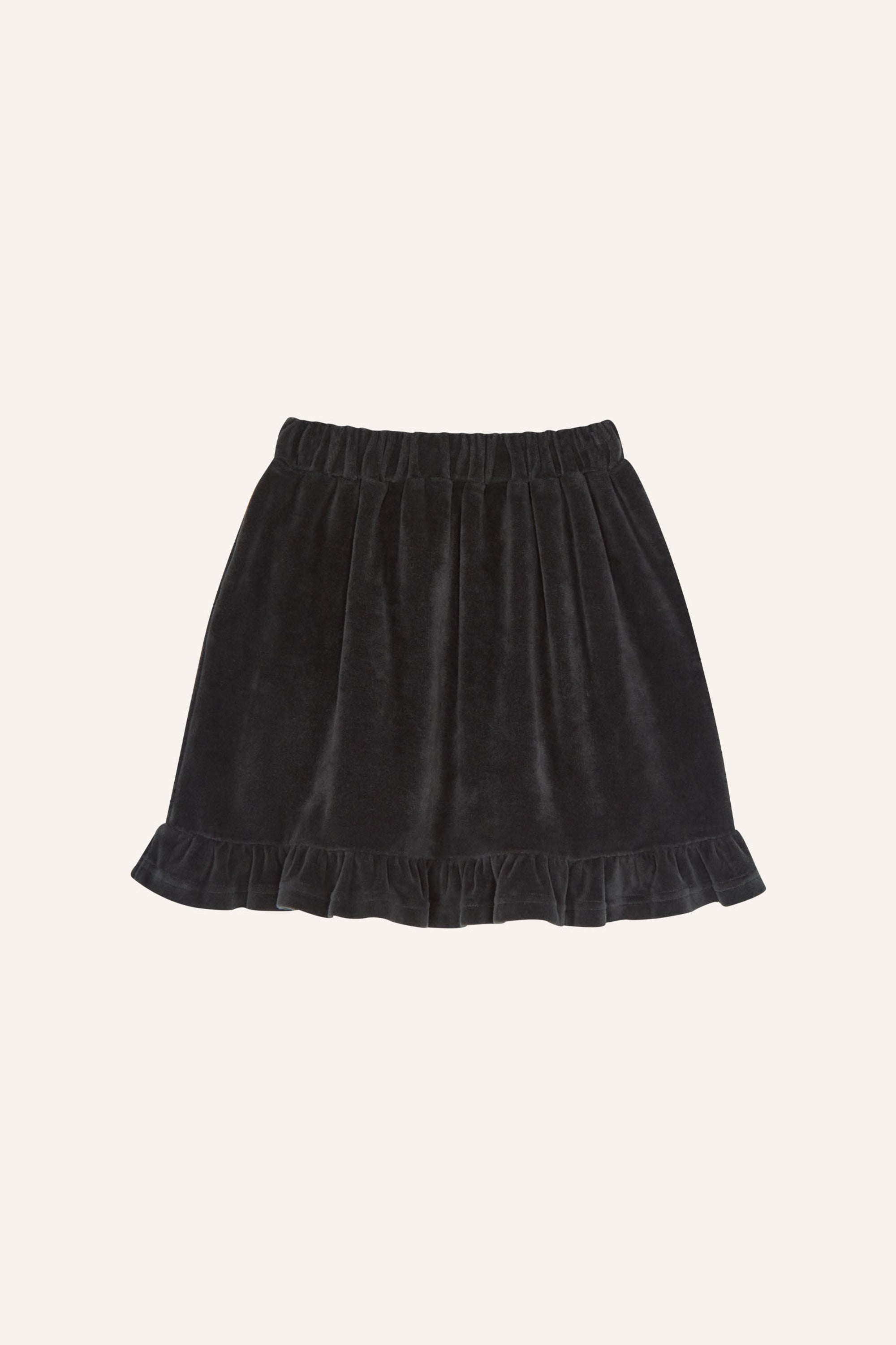 Grey Velour Skirt