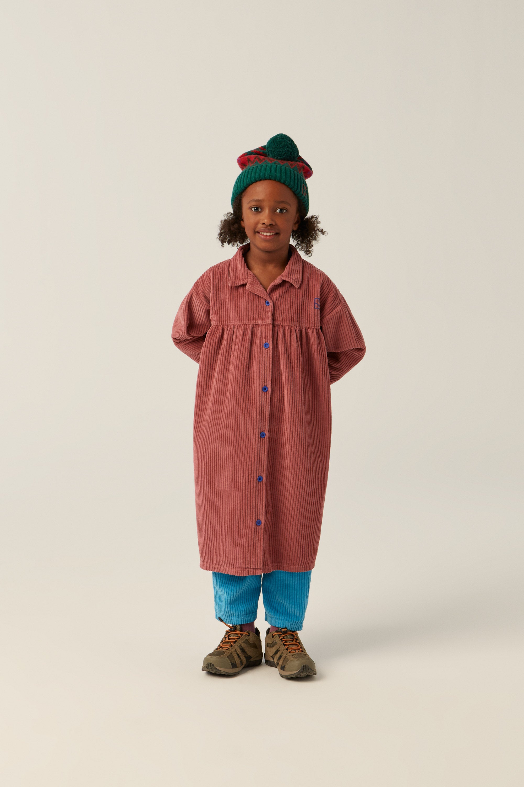 Cord Kleid - Purple