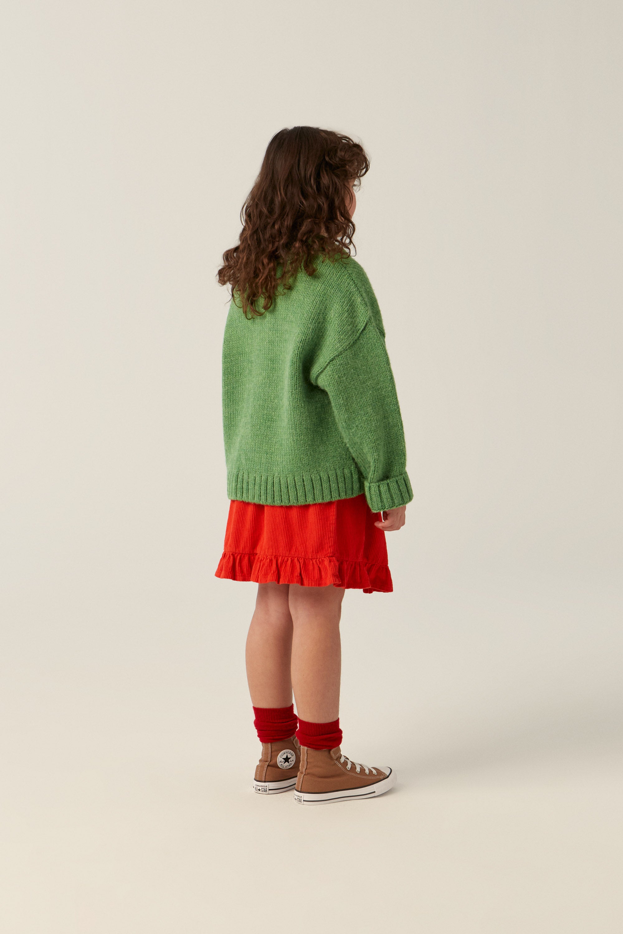 Corduroy Skirt - Red