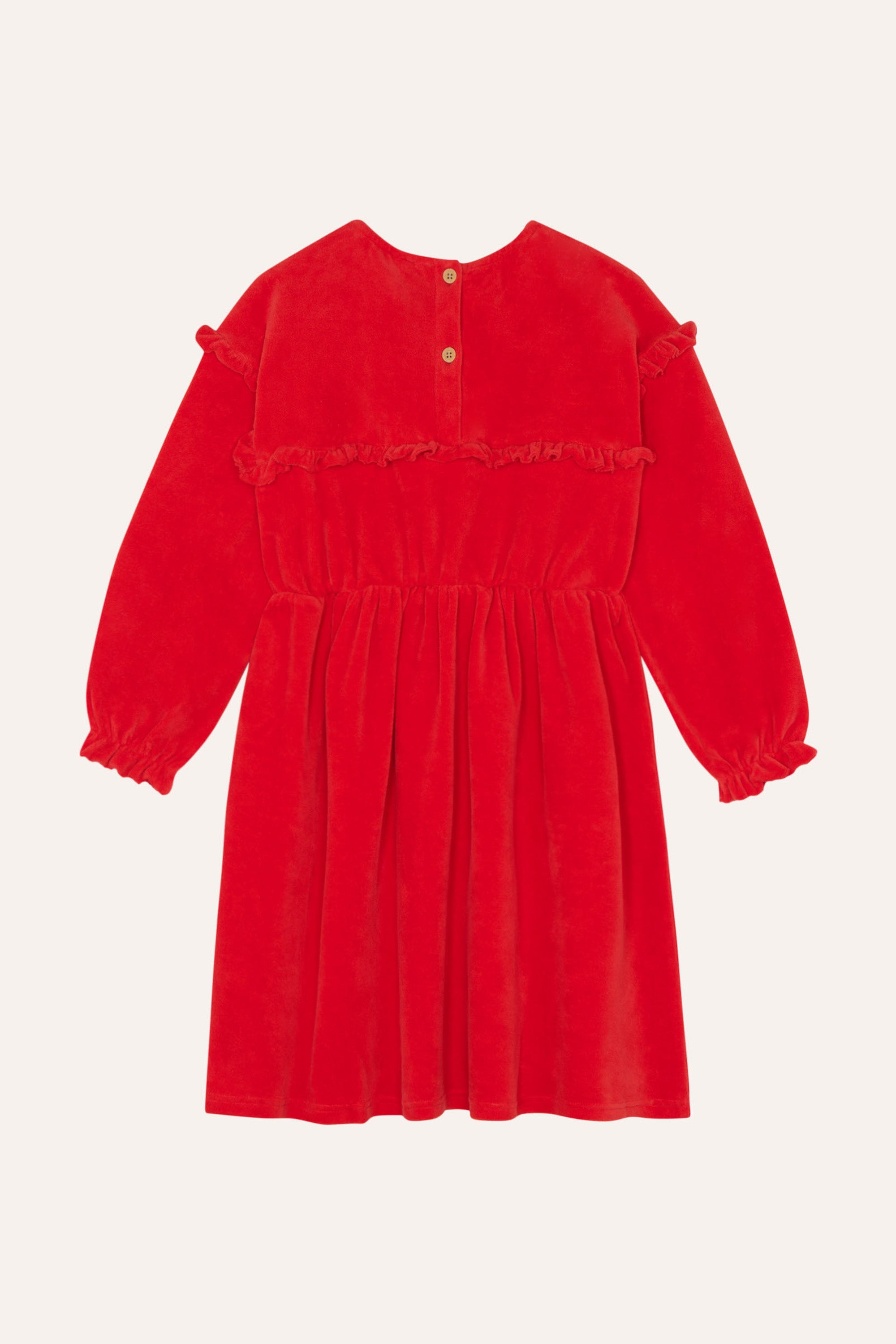 Red Velour Dress