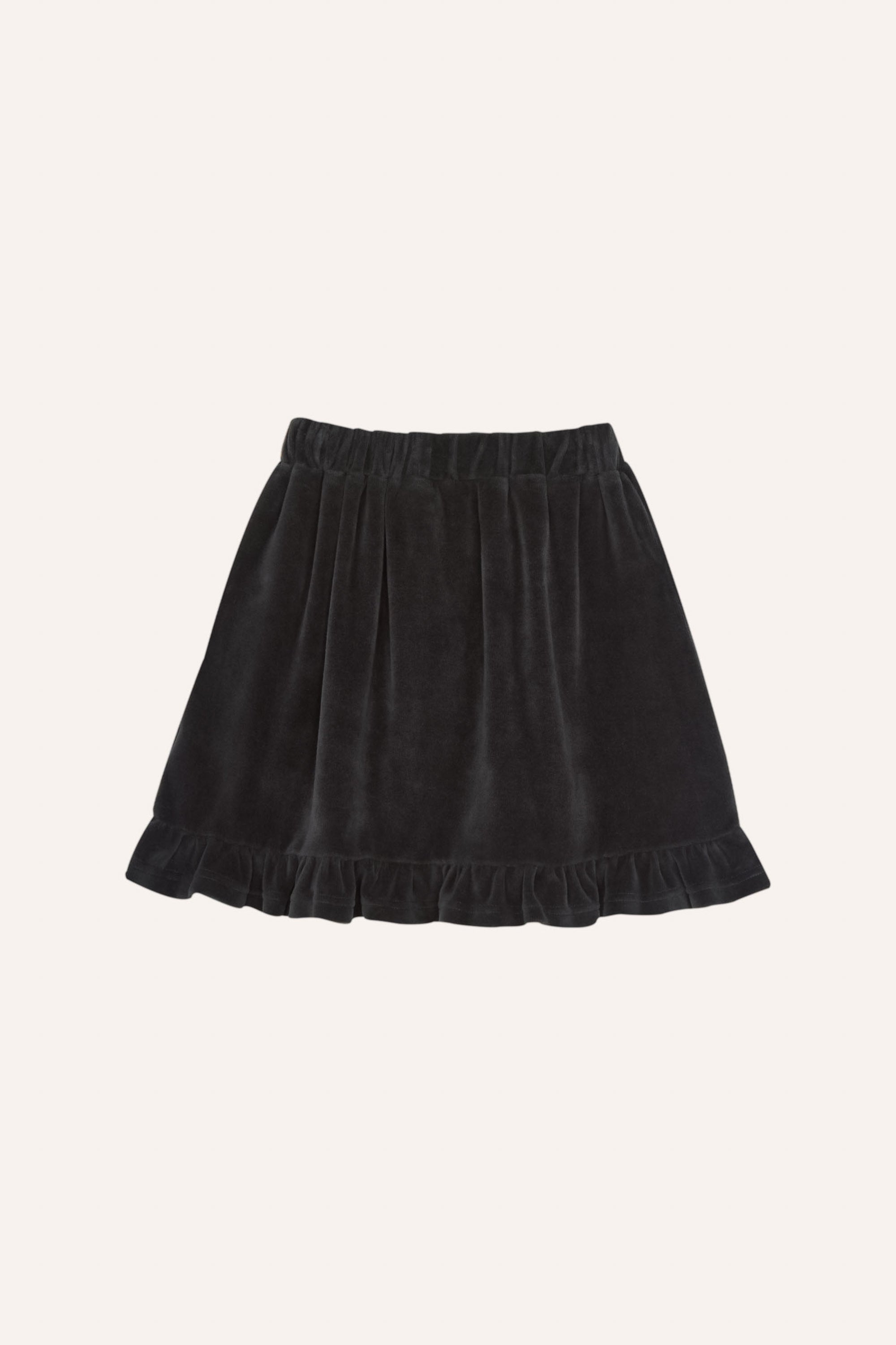 Grey Velour Skirt