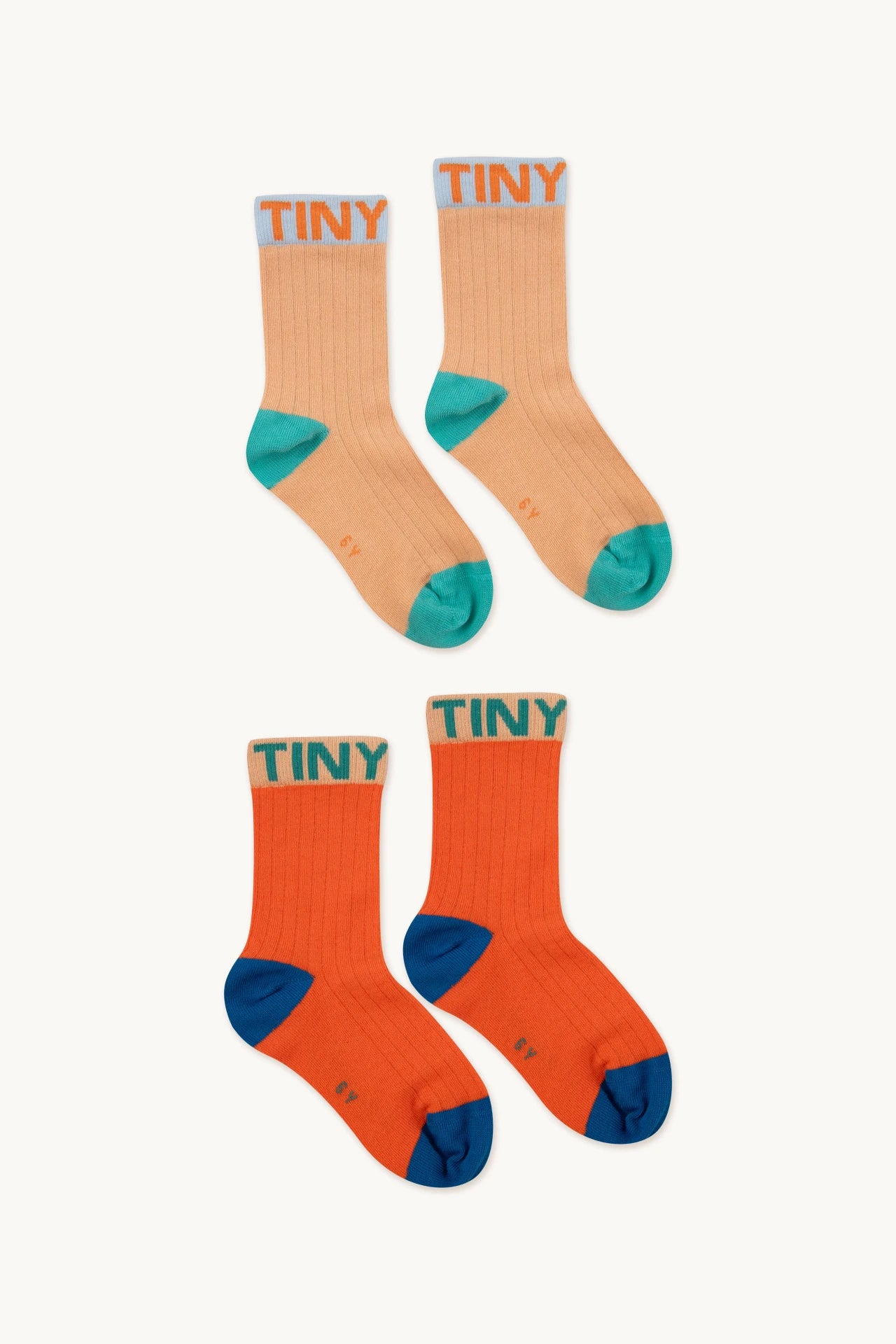 Colour Block SockS Pack - Papaya / Summer Red