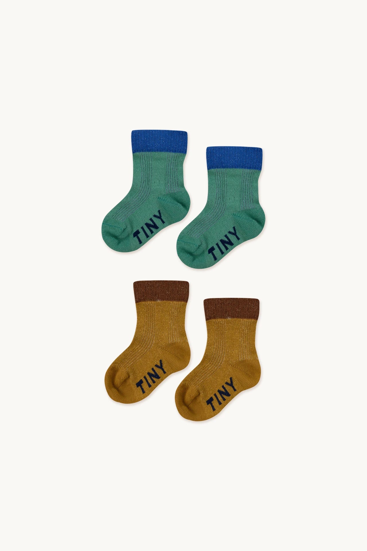 Metallic Socks Pack - Emerald / Gold