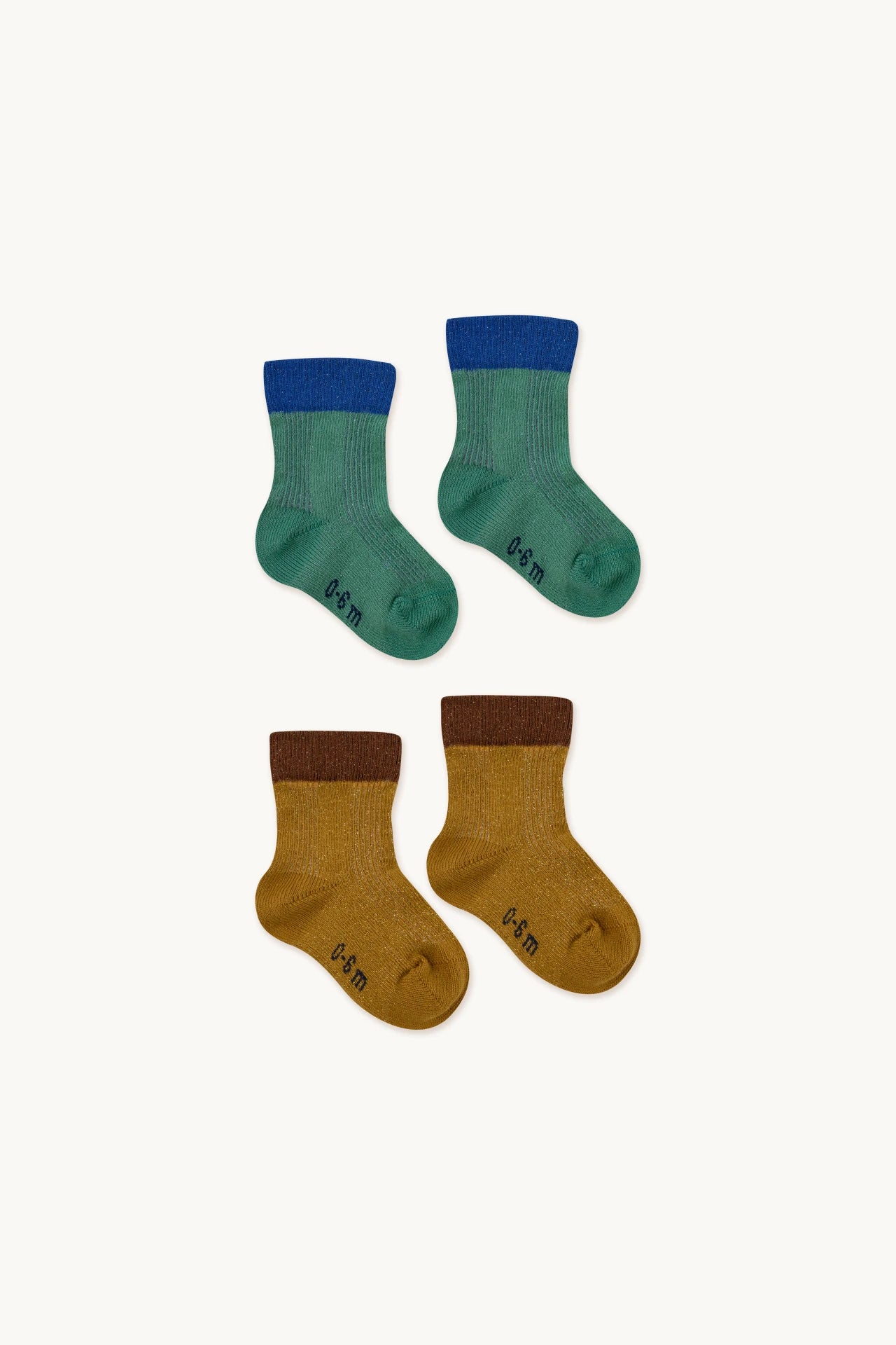 Metallic Socks Pack - Emerald / Gold