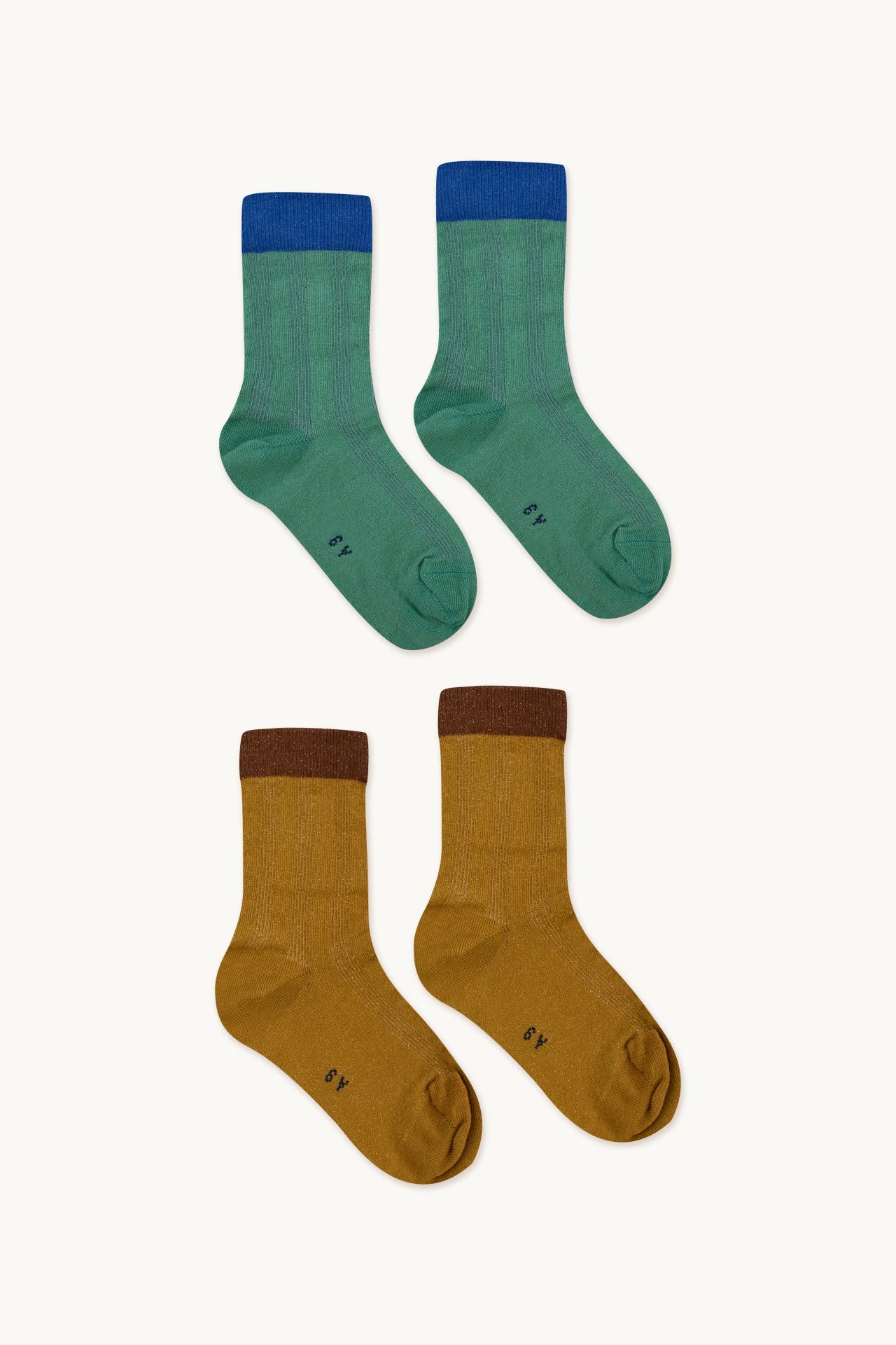 Metallic Socks Pack Kids - Emerald / Gold