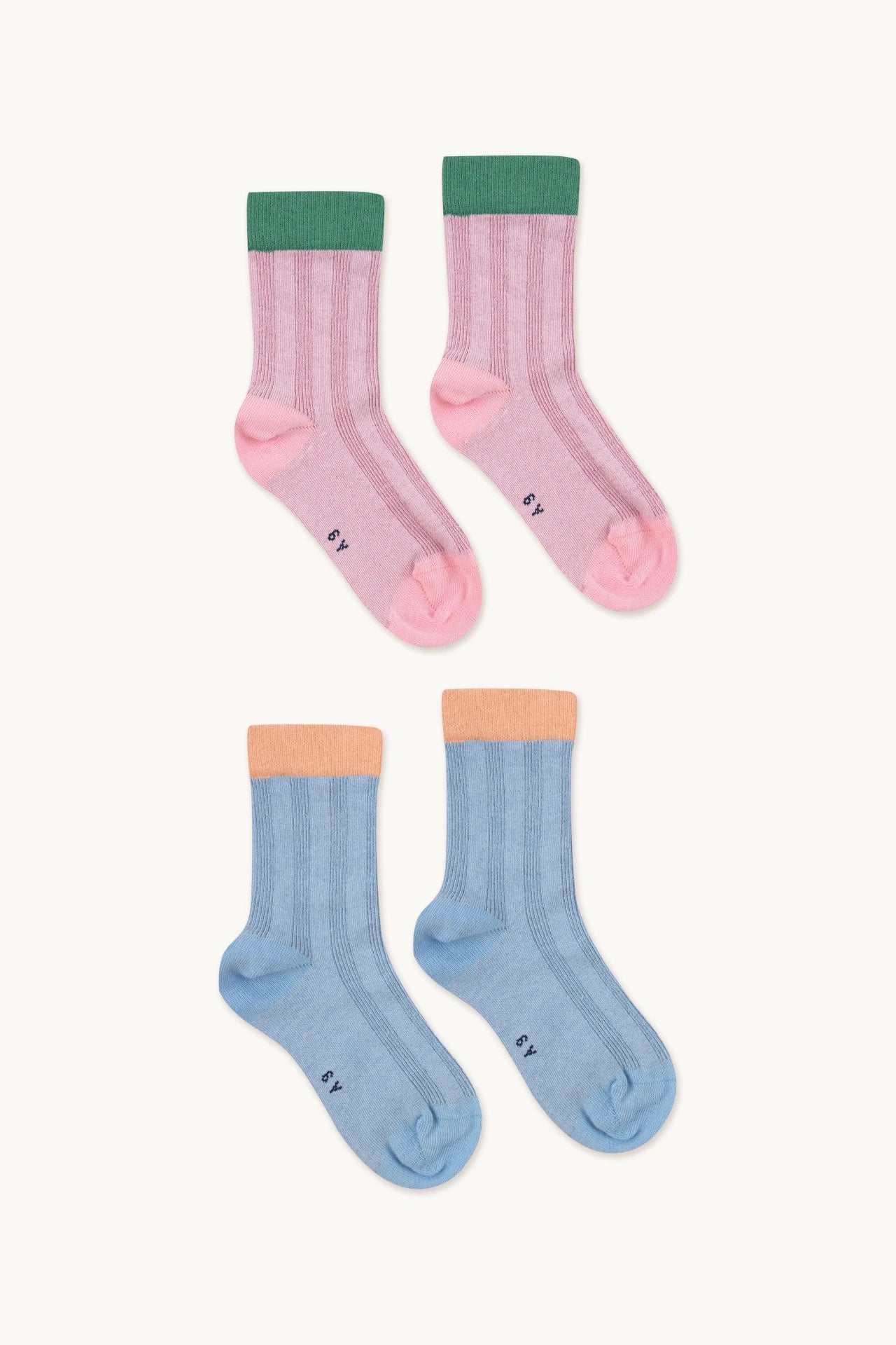 Metallic Socks Pack Kids - Light Pink / Sky Blue