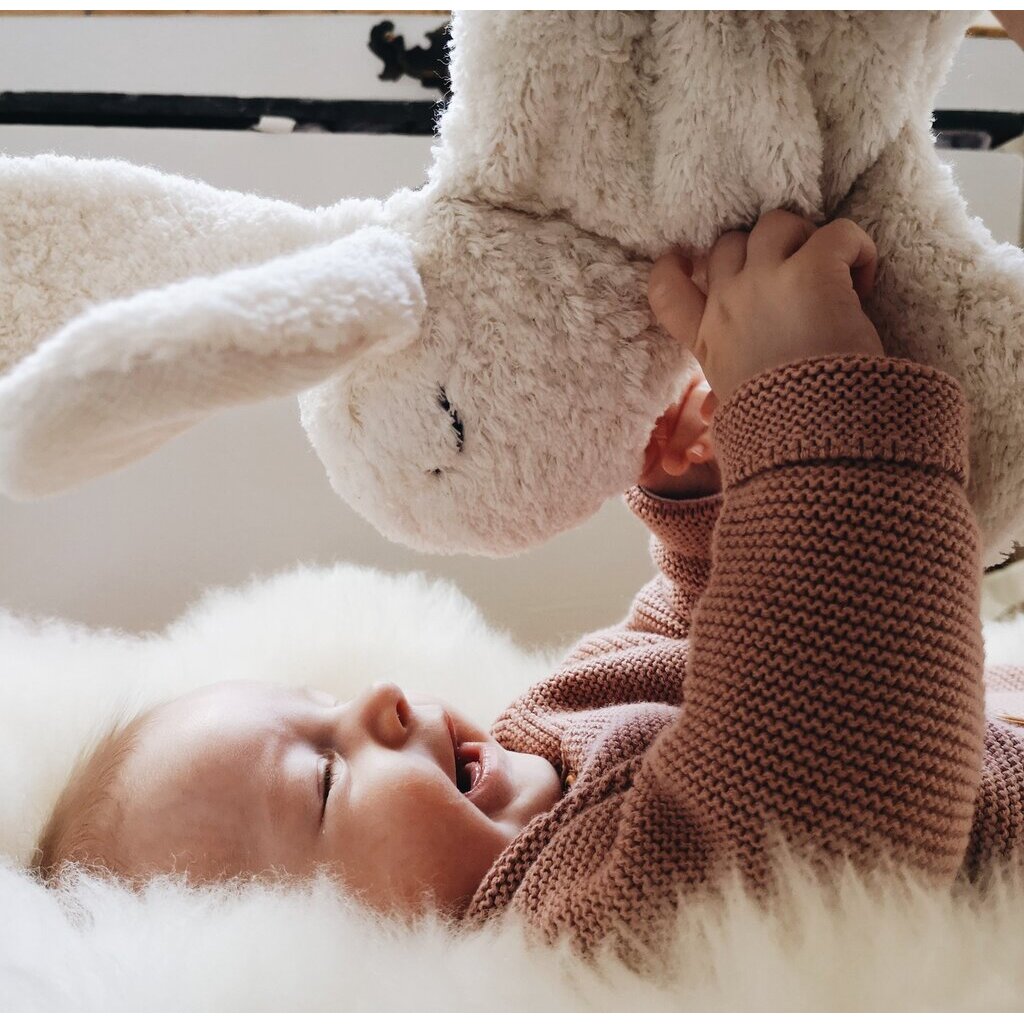 Kuscheltier Hase Klein - Weiss