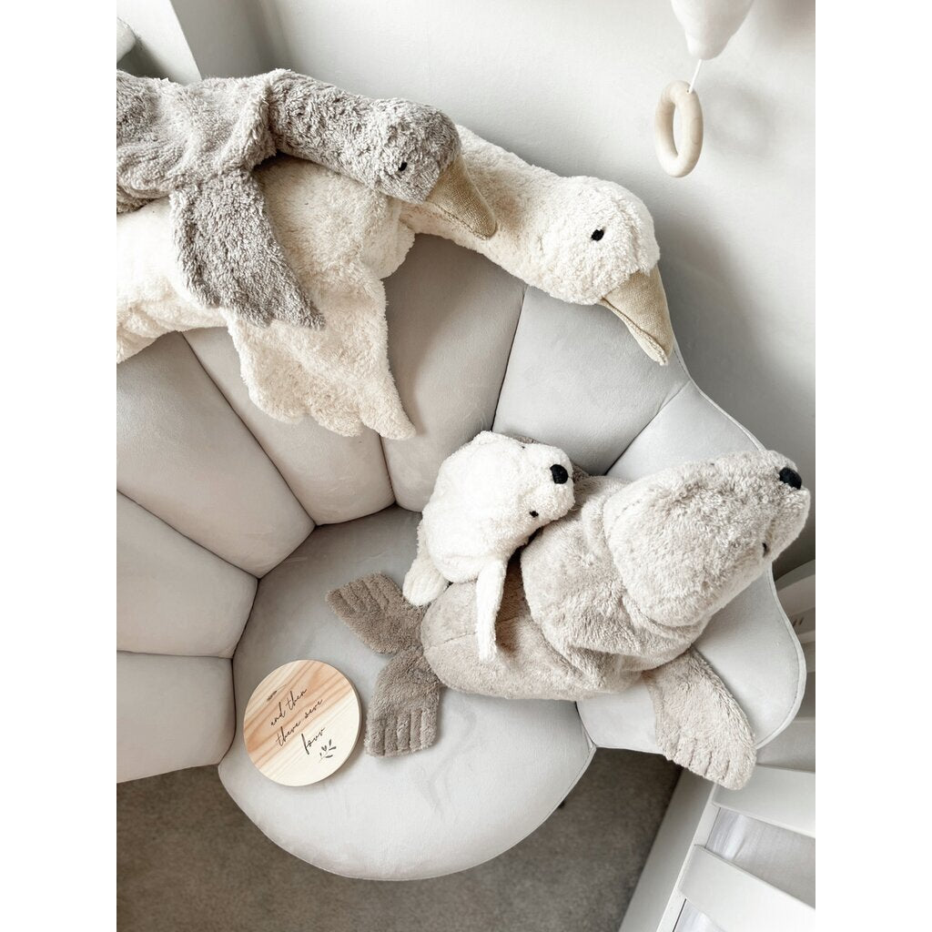 Kuscheltier Gans Klein - Grau