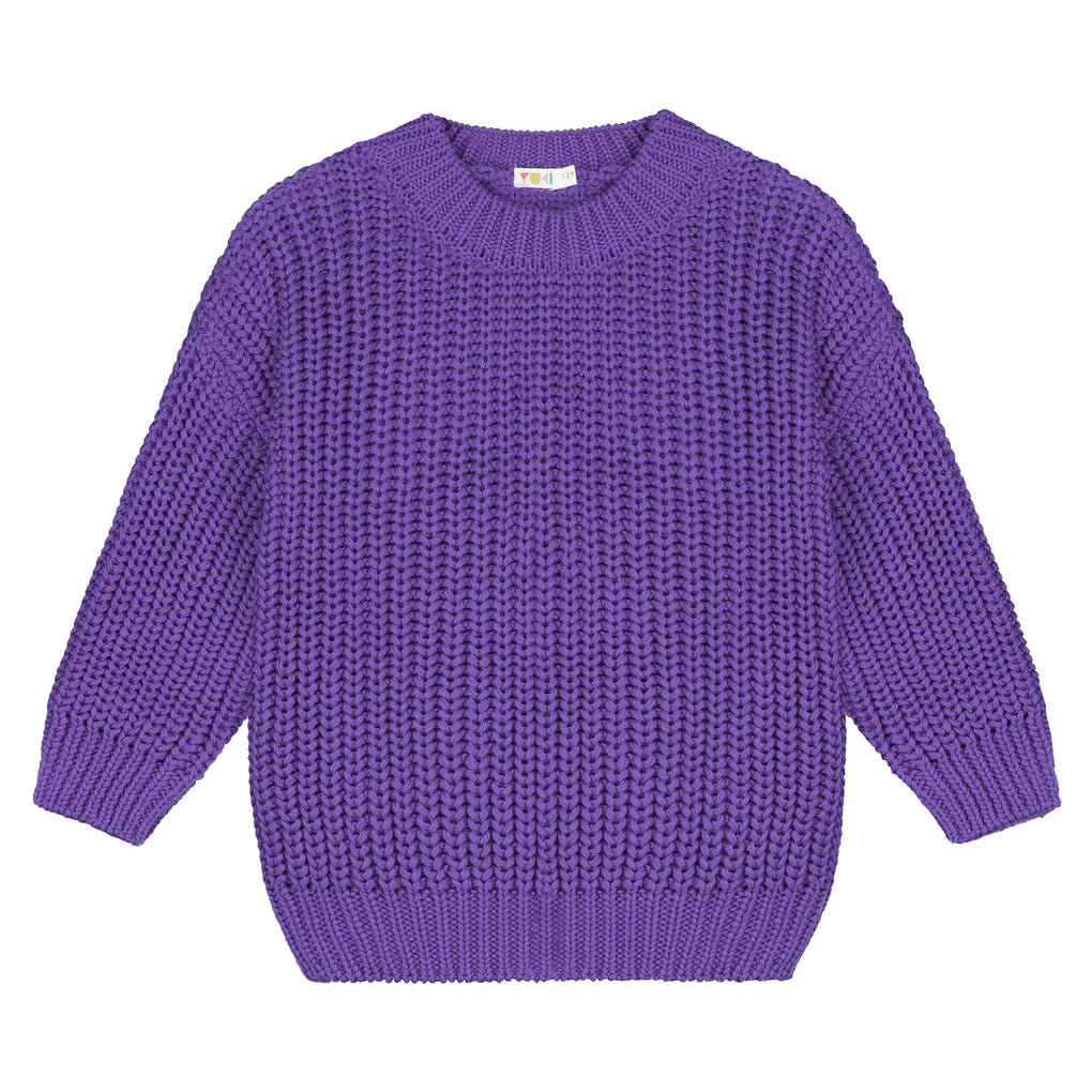 Chunky Knit Sweater - Amethyst