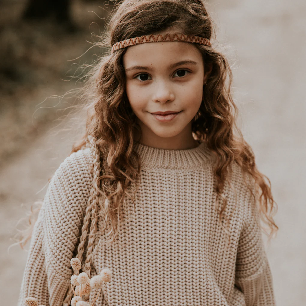 Chunky Knit Sweater - Moon