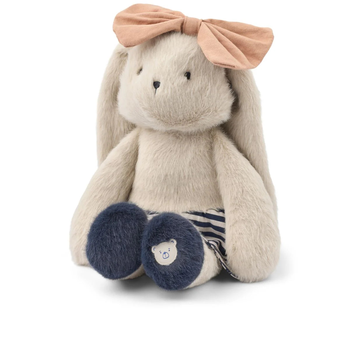 Babette Hase Celebration Teddy - Mist / Navy Stripe Mix