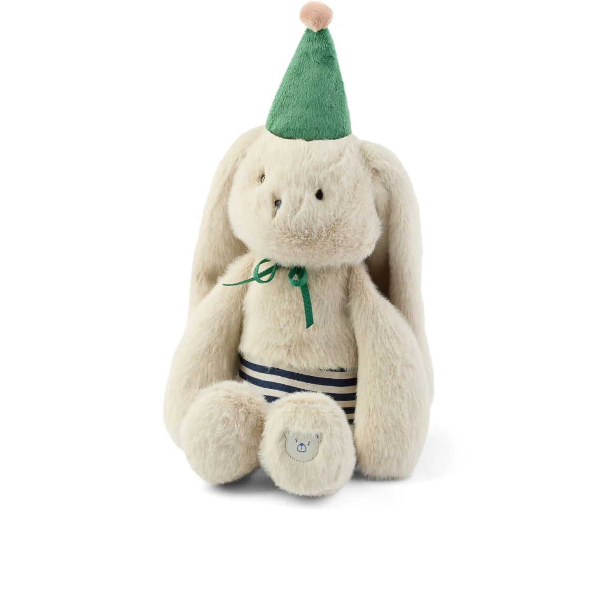 Bertrand Hase Celebration Teddy - Mist / Blue Stripe Mix
