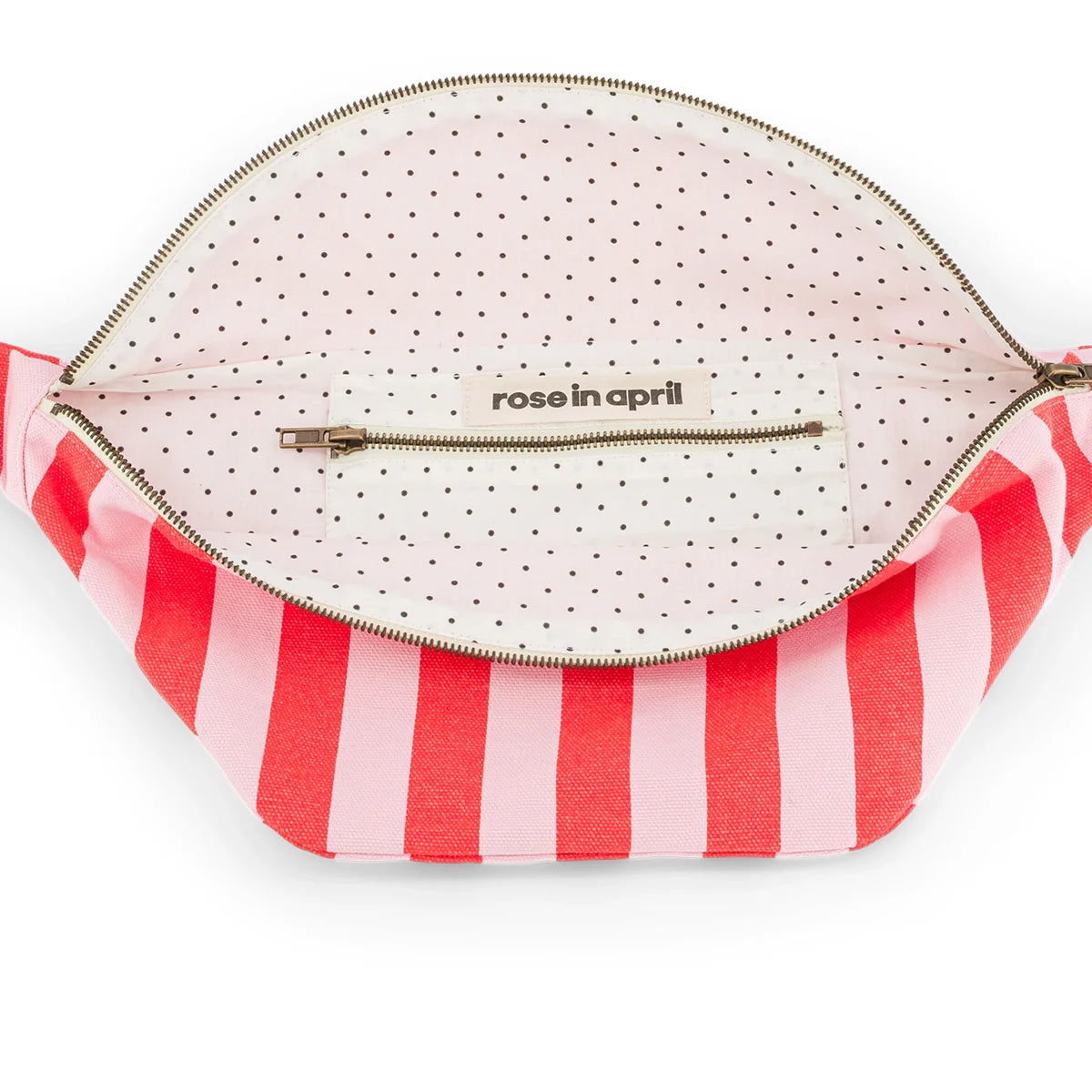 Gürteltasche Banana Stripes - Candy/Rot