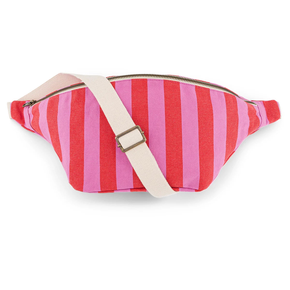 Gürteltasche Banana Stripes - Orchid/Red