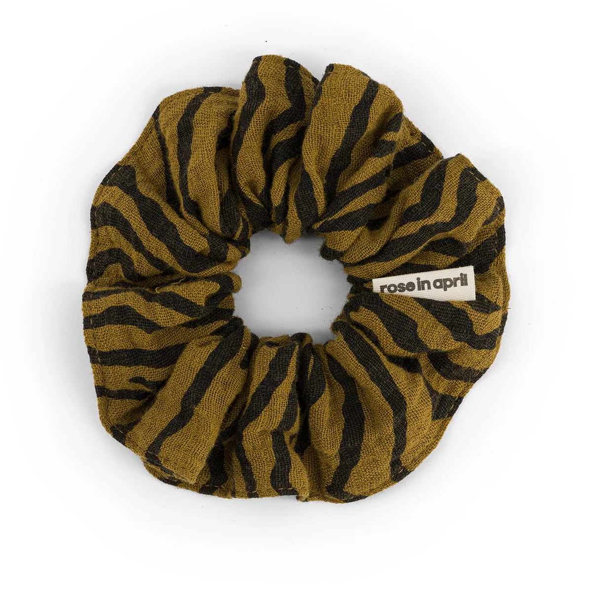 Scrunchie Chouchou - Zebra Tapenade