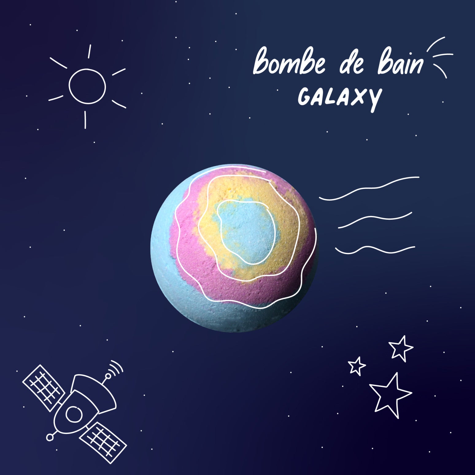 Badebombe Galaxy