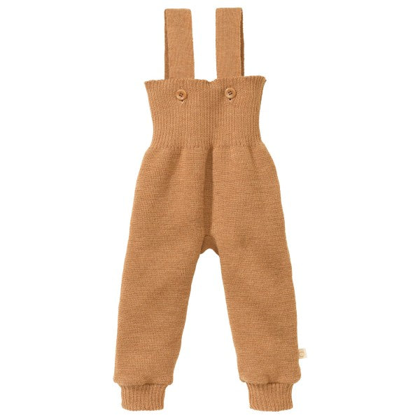 Strick-Trägerhose -Karamell