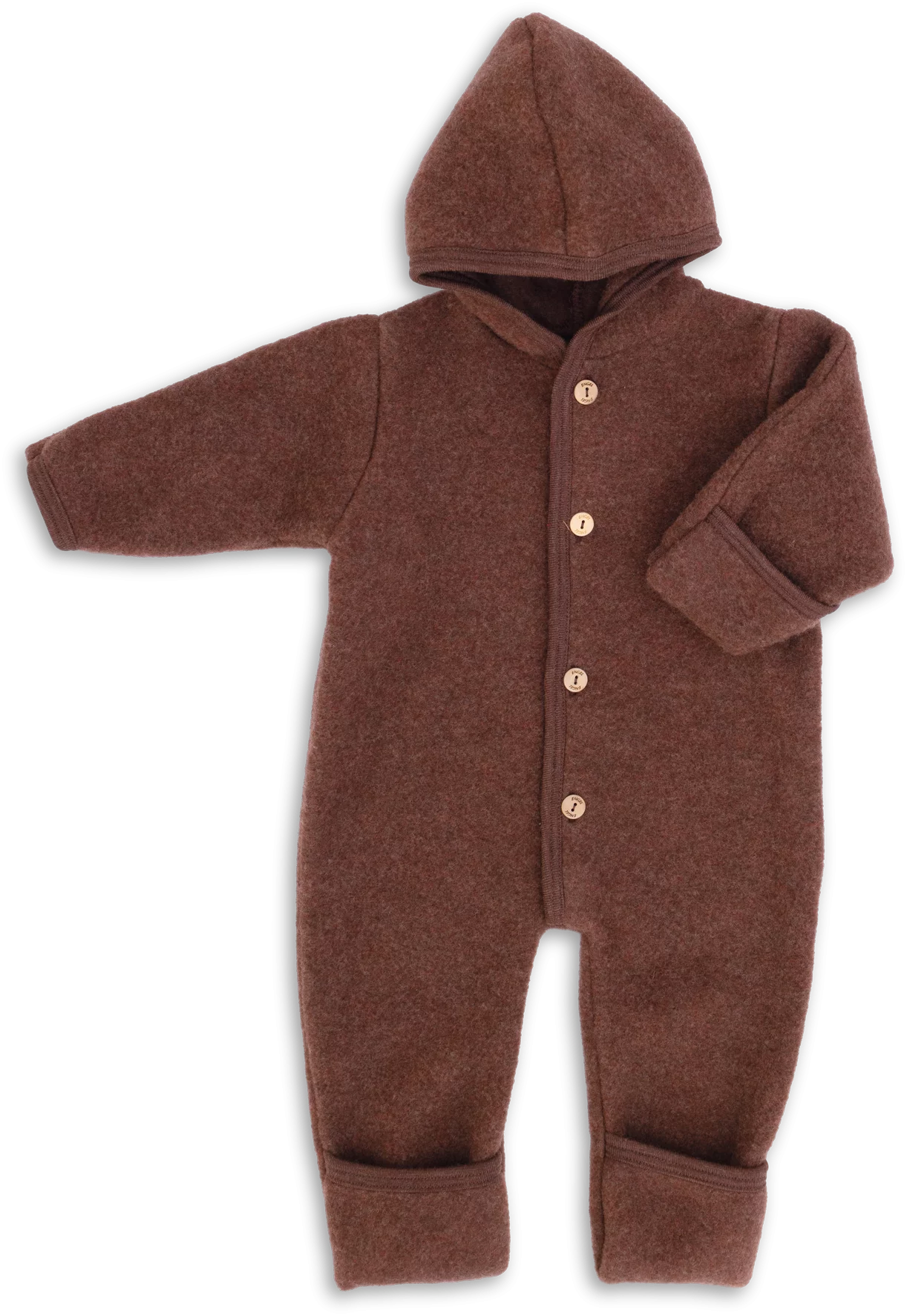 Merino Overall - Zimt Melange
