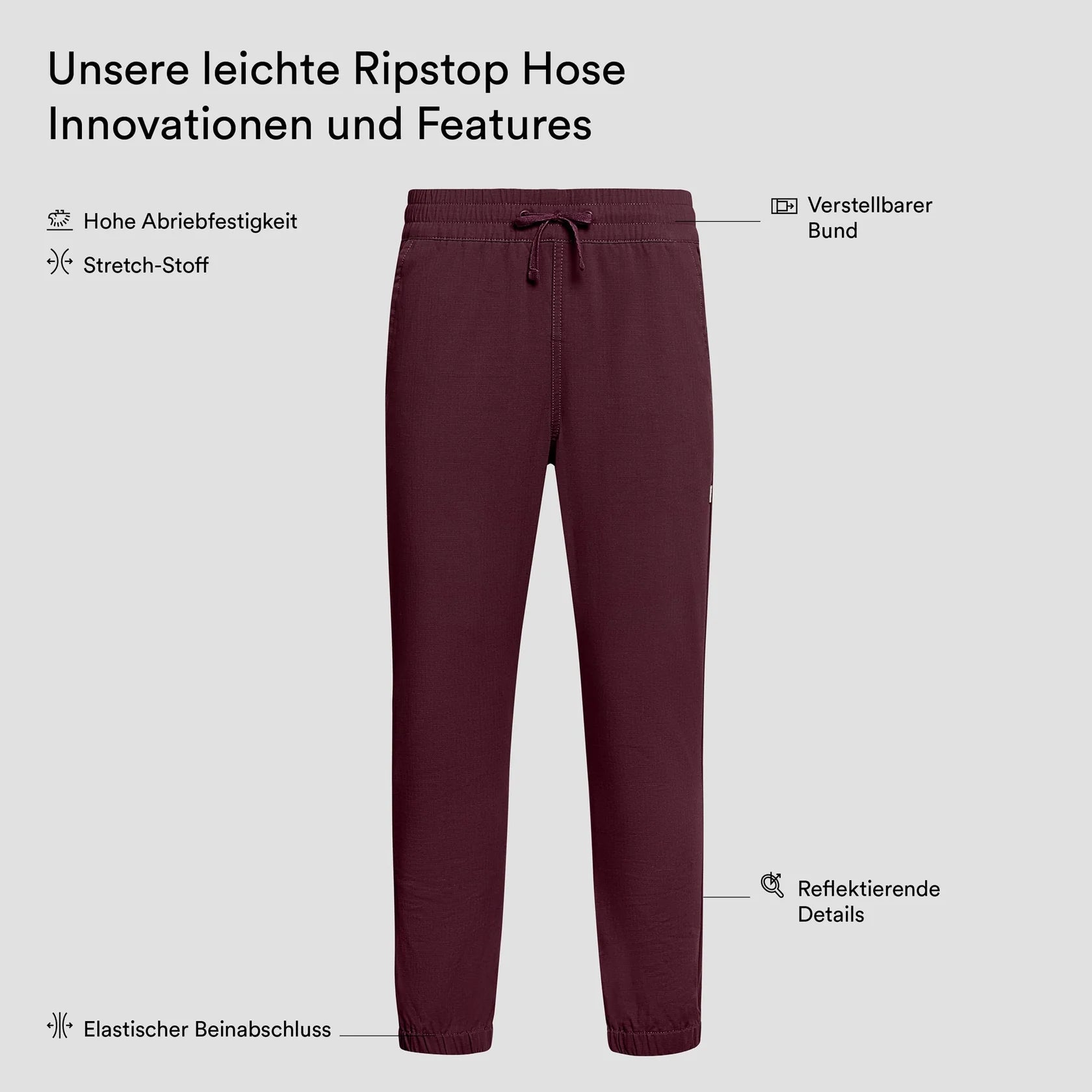 Dash Outdoorhose - Mulberry