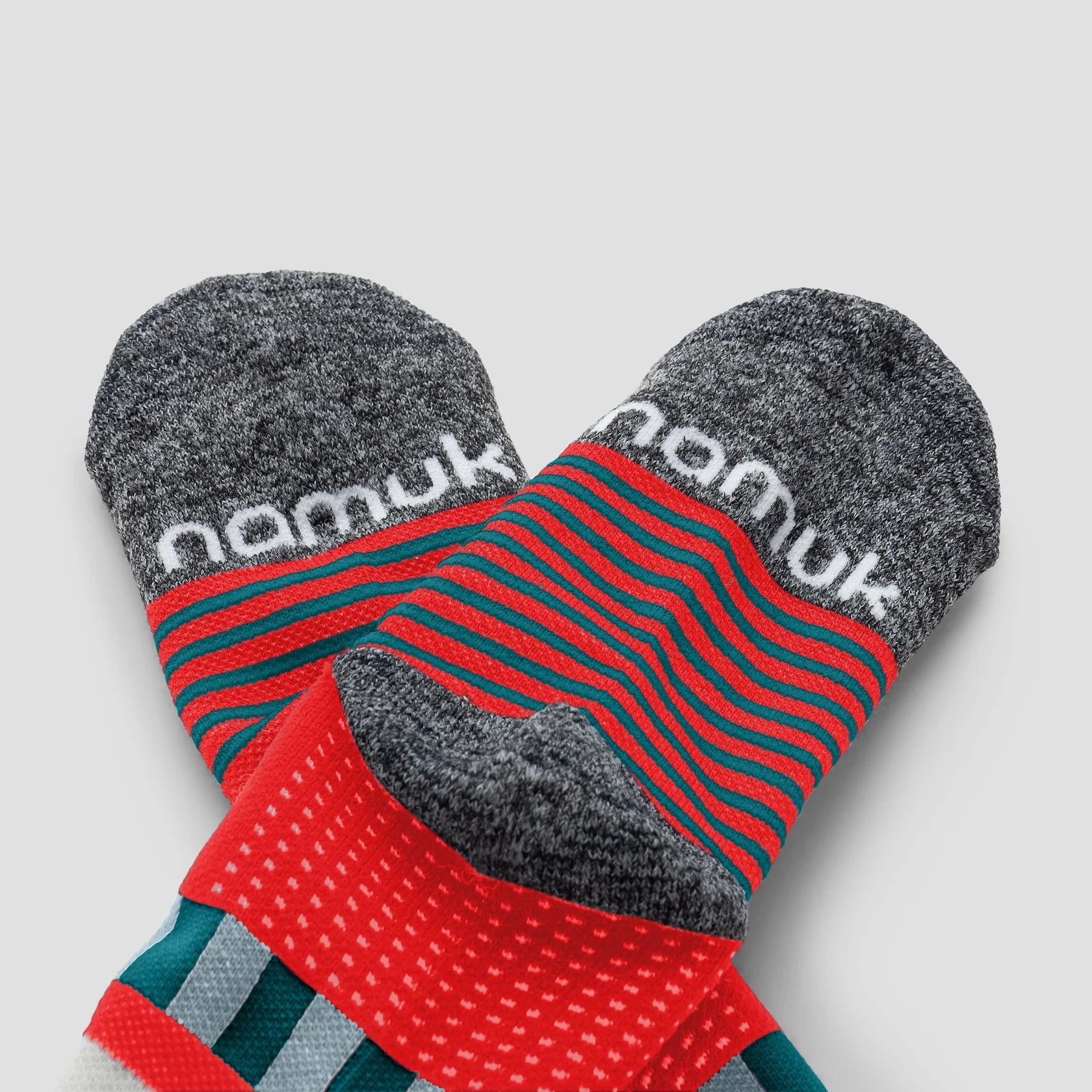 Gusto Merino Wandersocken - Deep Petrol / Ice Blue