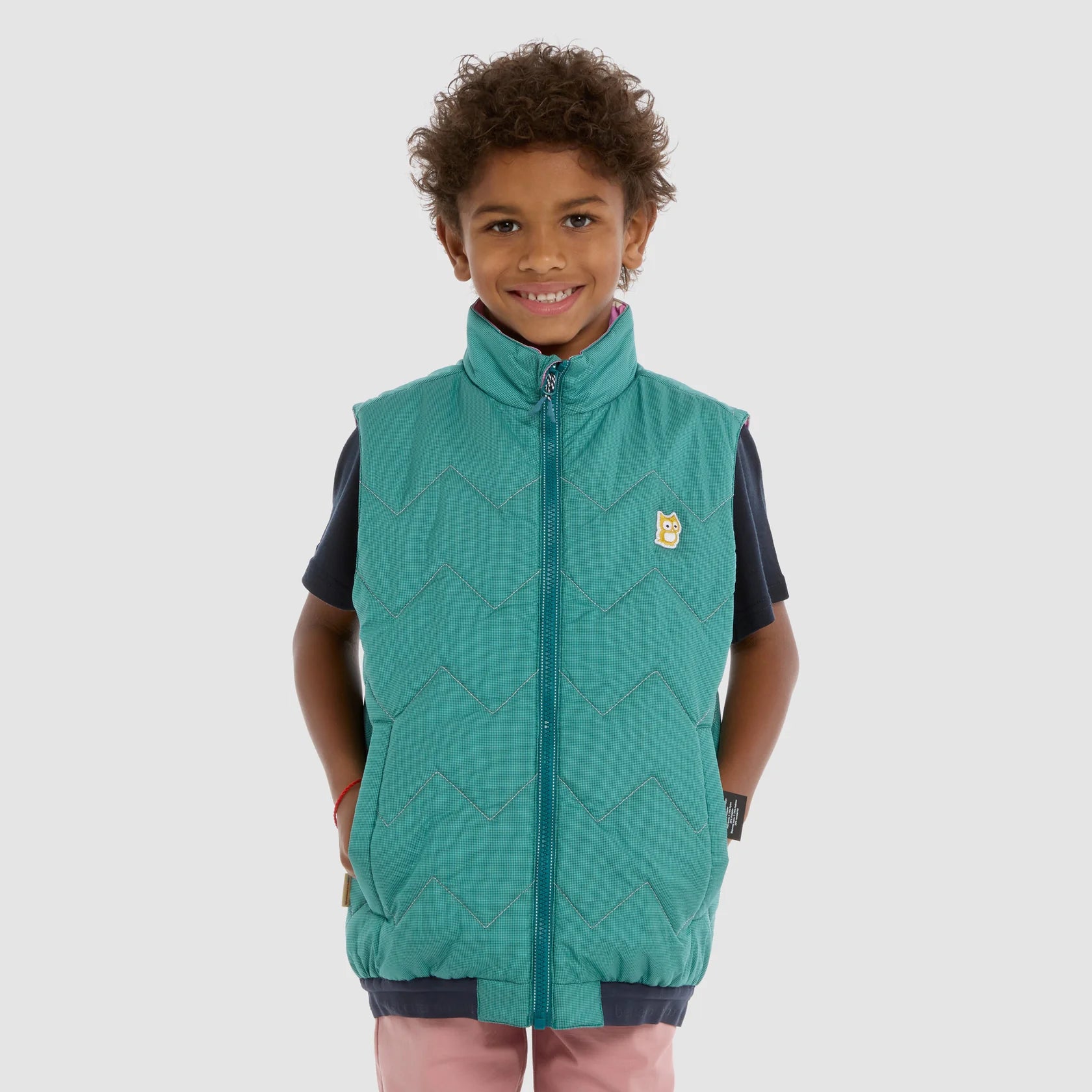 Icon Primaloft Weste - Jade Green/Taffy