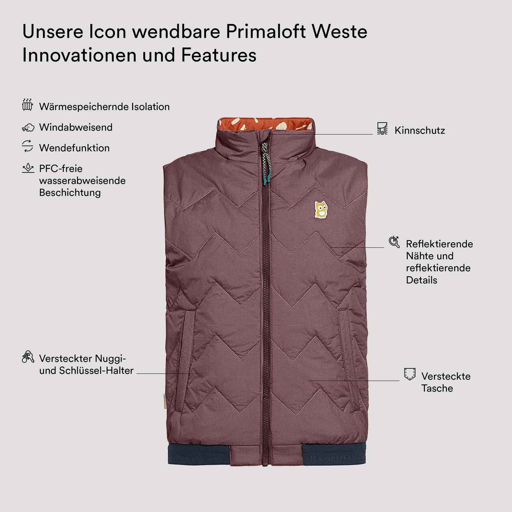 Icon PrimaLoft Weste - Amber