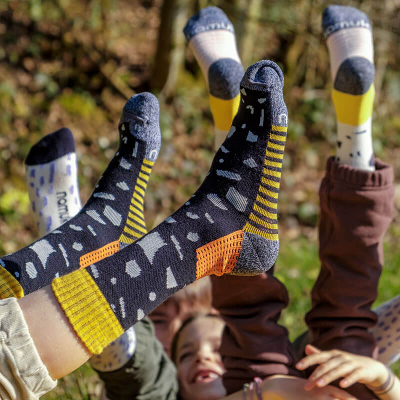 Merino Wandersocken - Navy