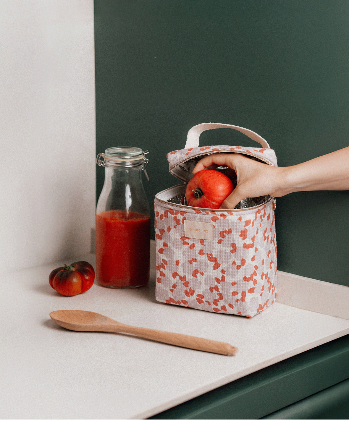 Insulated Lunch Bag - Mauve Sakura