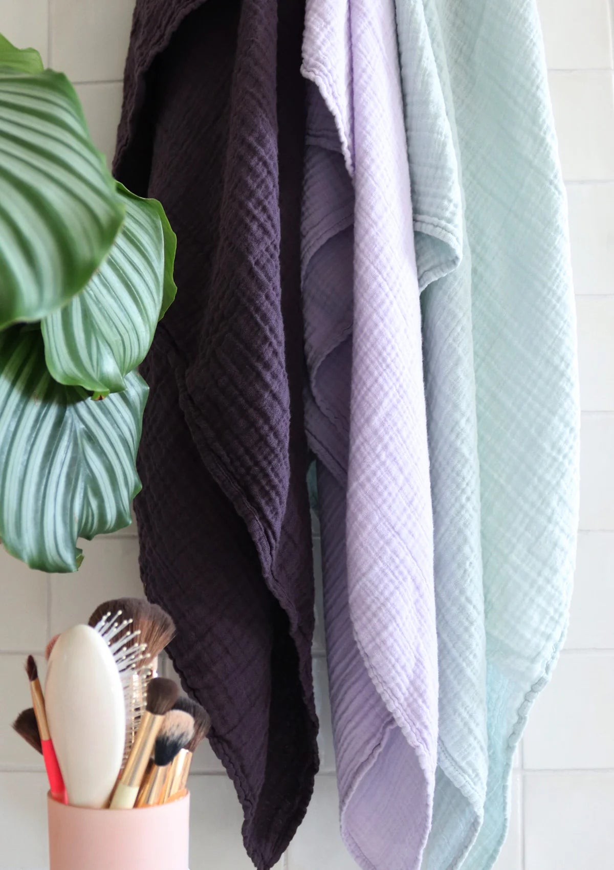 NOOSHI BLANKET - Aubergine