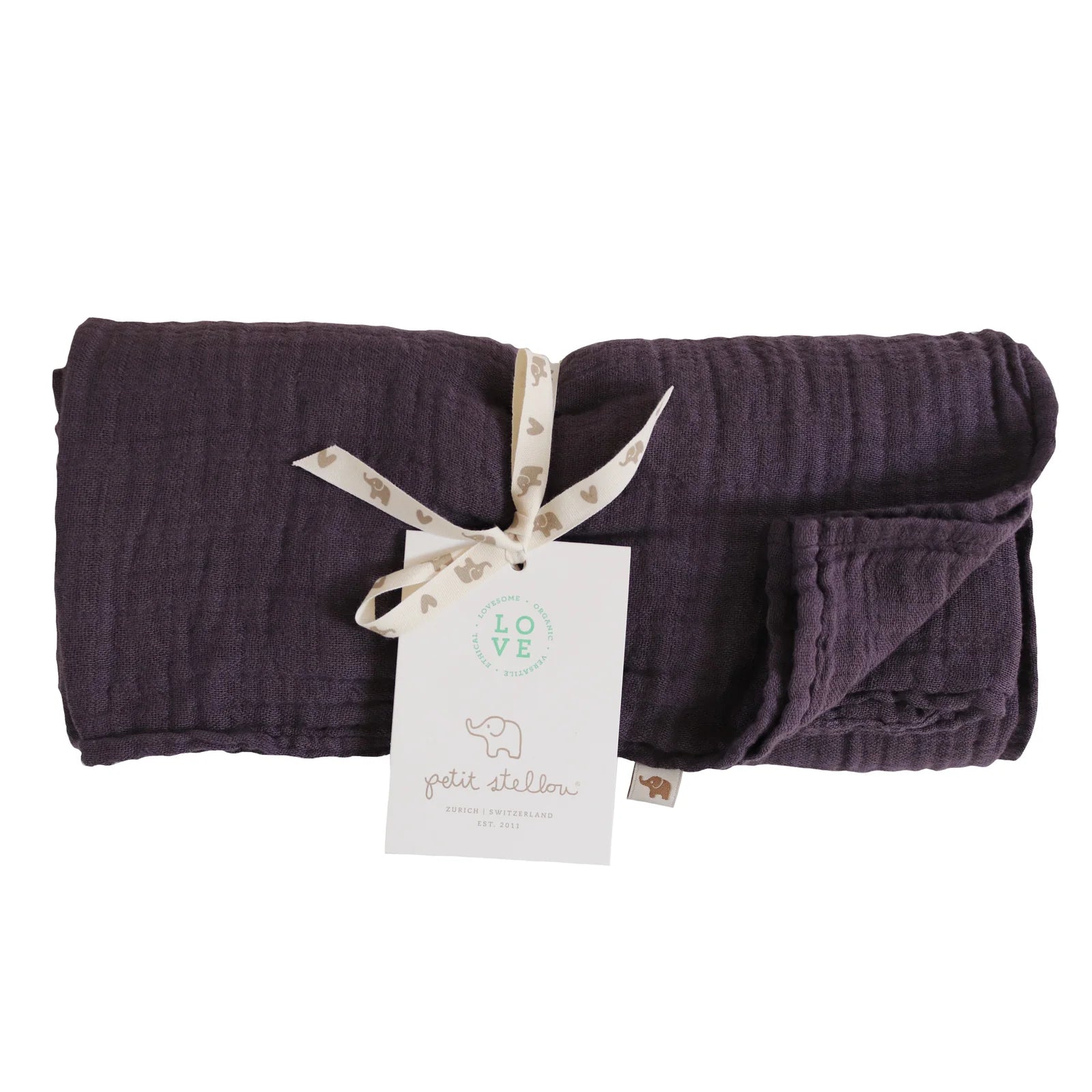 NOOSHI BLANKET - Aubergine