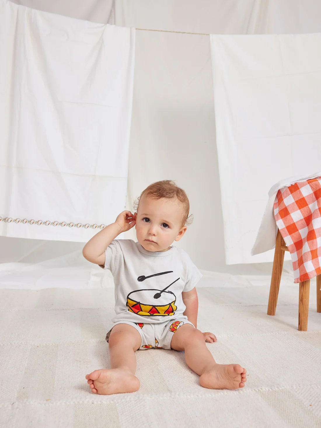 Baby Play The Drum T-Shirt