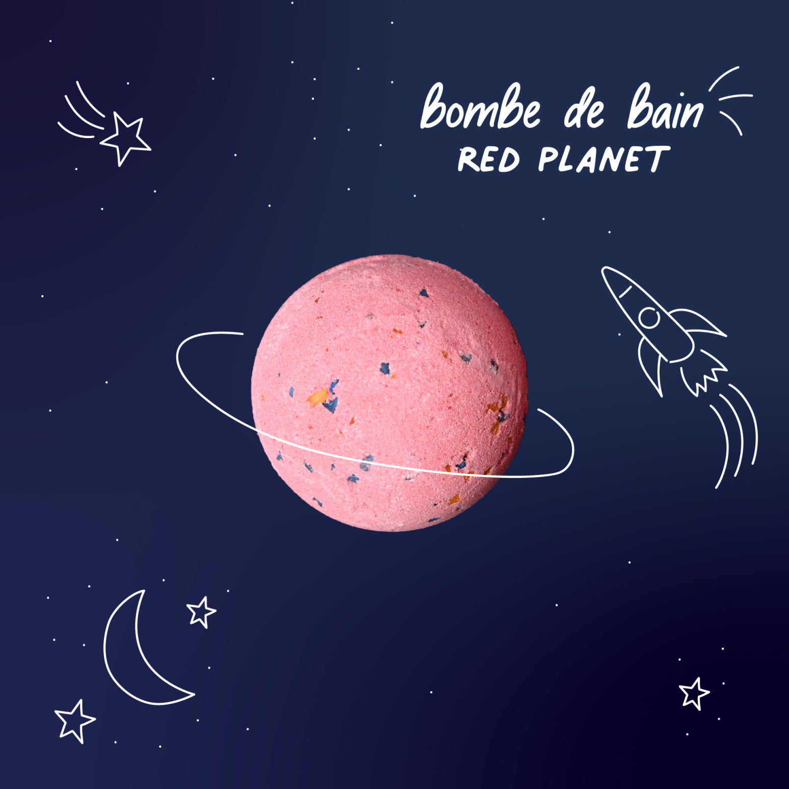 Badebombe Red Planet