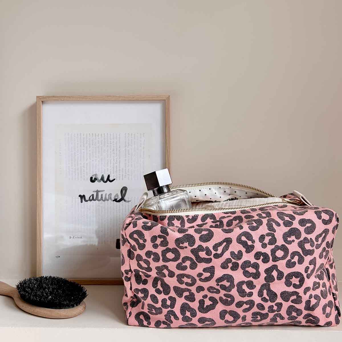 Pouch Leopard - Strawberry