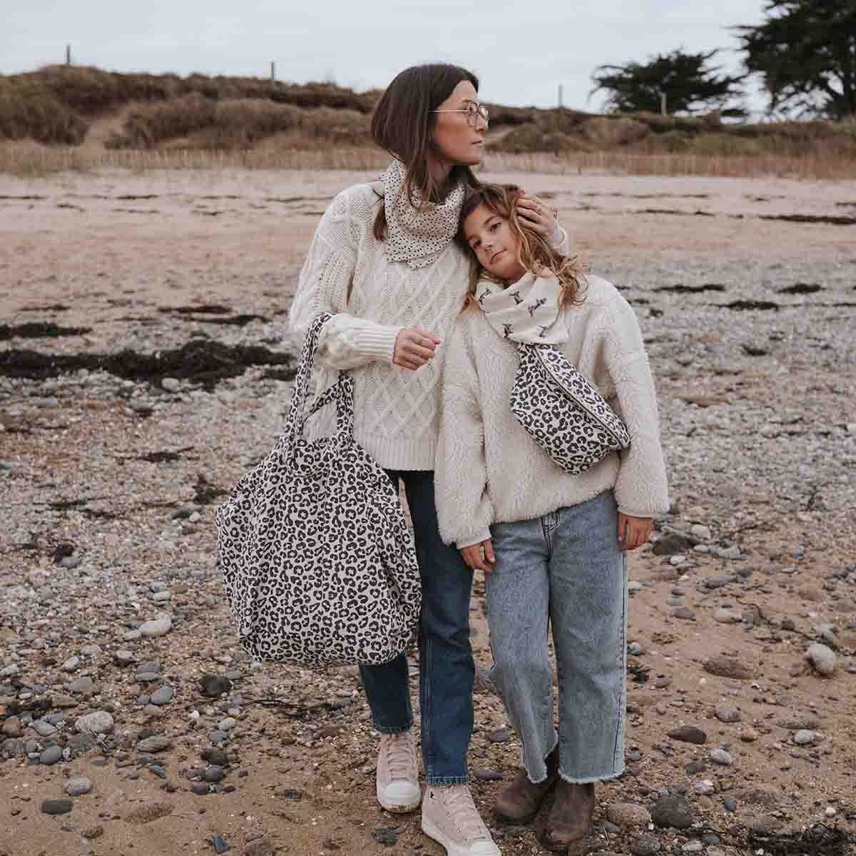 Shopper Elisa Leopard - Greige