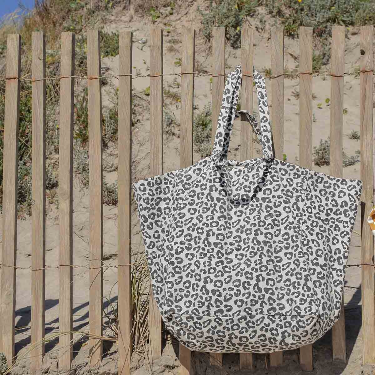 Shopper Elisa Leopard - Greige