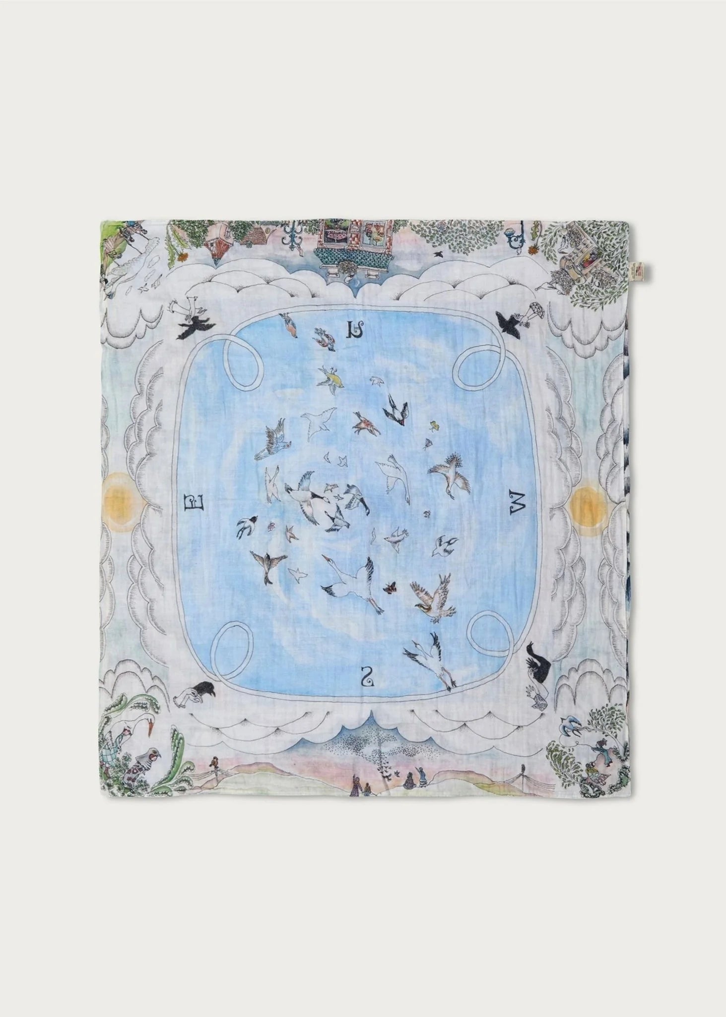 Muslin Blanket 100x100 - Secret Skies
