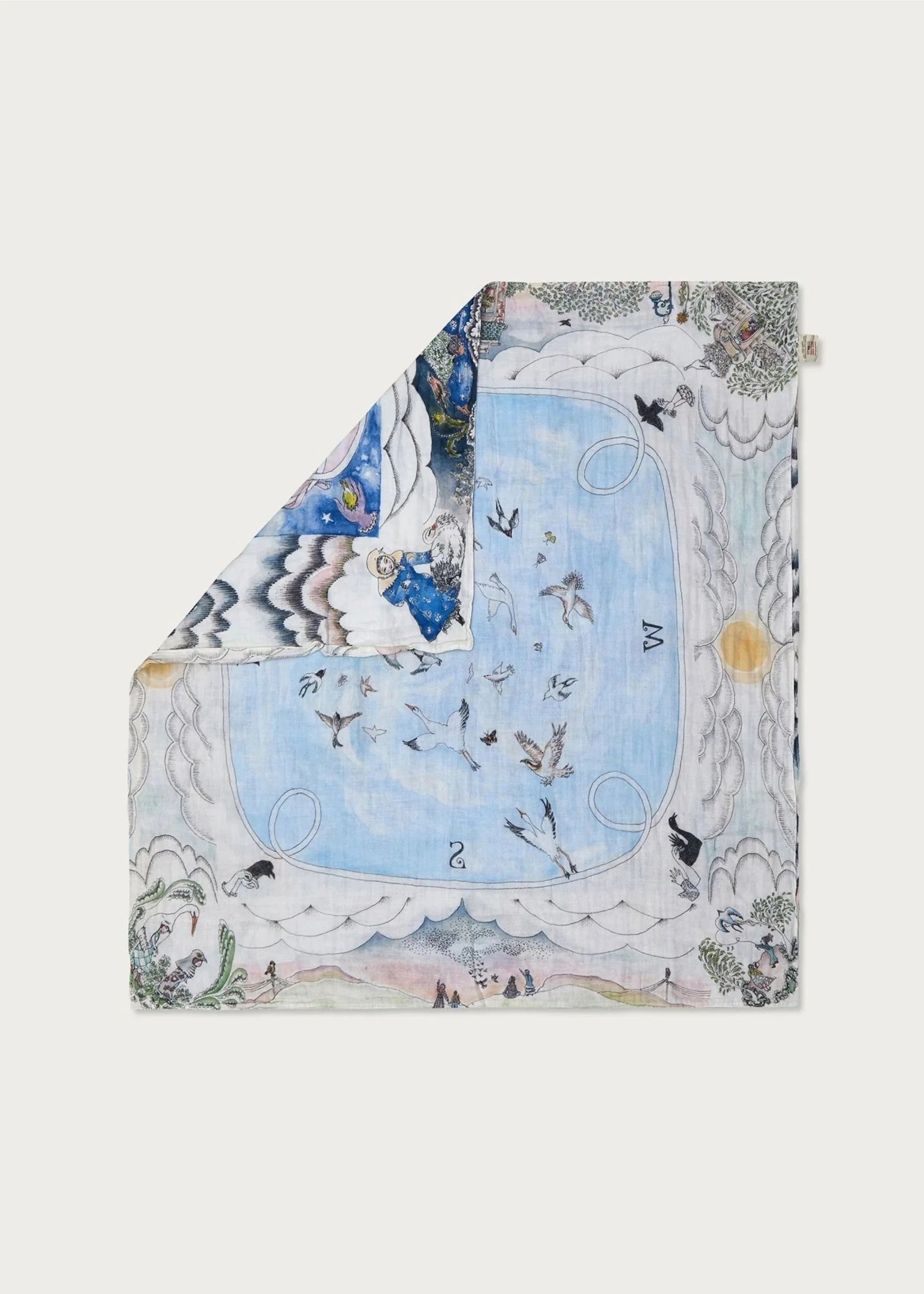 Muslin Blanket 100x100 - Secret Skies