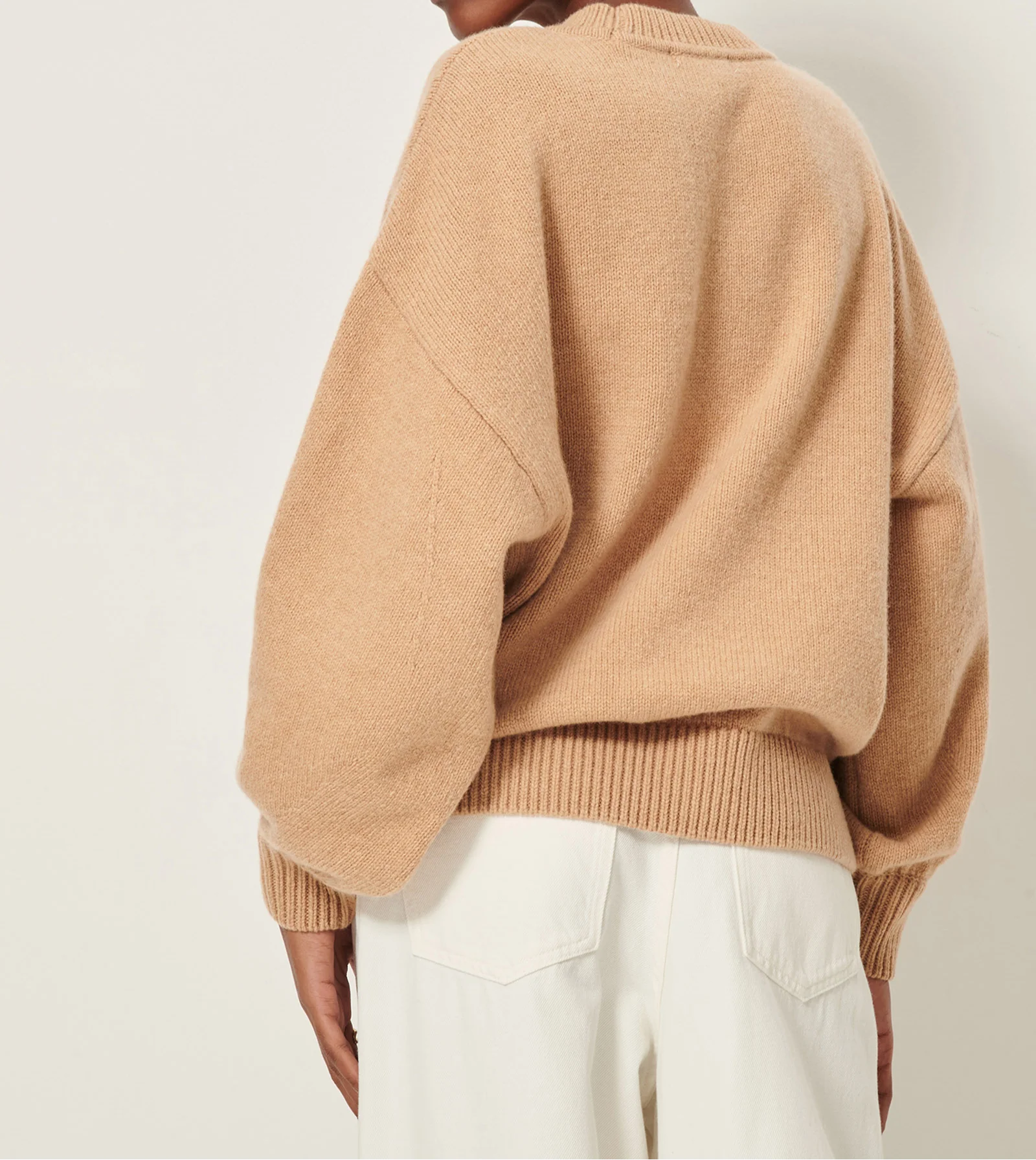 Beyeler Knit Sweater - Milk tea
