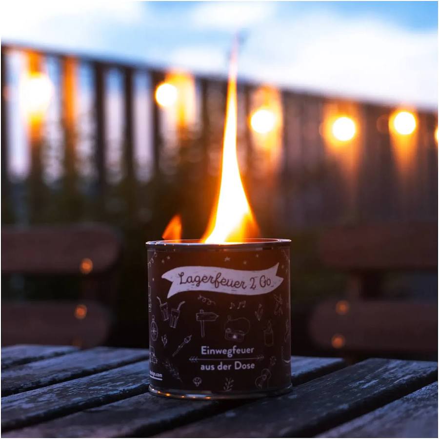 Lagerfeuer2Go - Einwegfeuer in der Dose