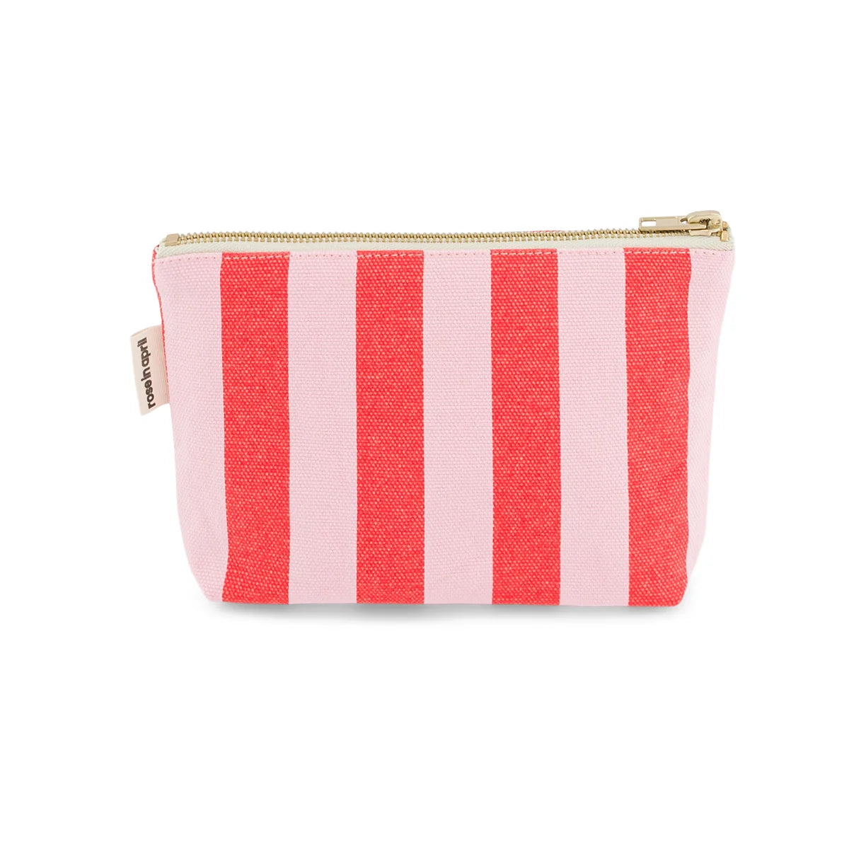 Pouch Sofia - Stripes Candy pink / Red