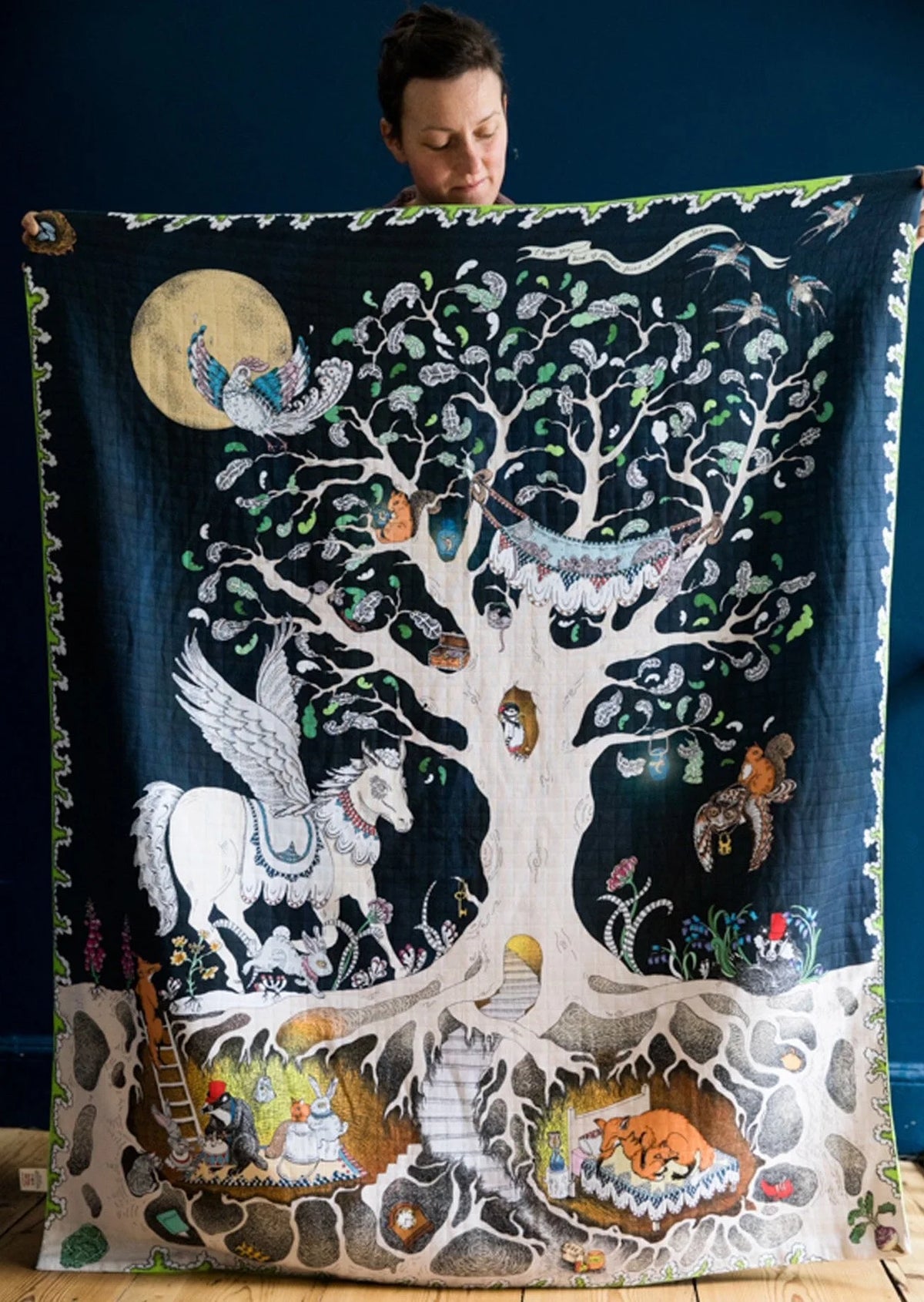Muslin Blanket L 120x150 - Enchanted Forest