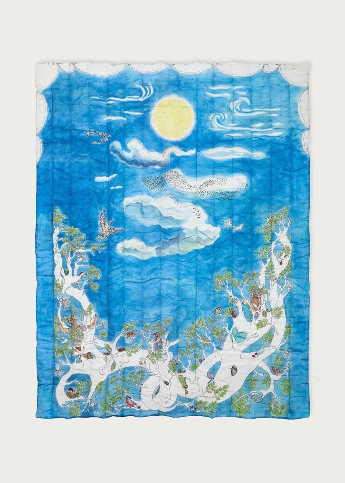 Quilted Blanket L 140x200 - Space Above the Ground
