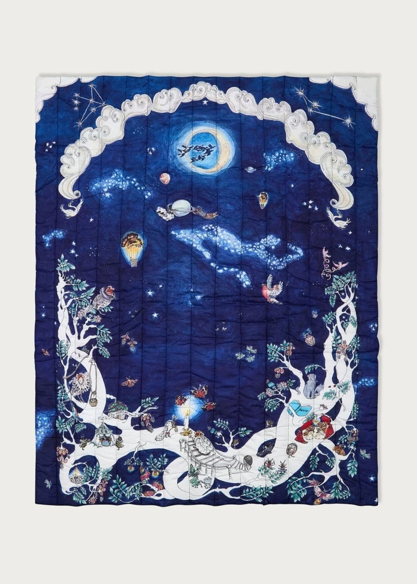 Quilted Blanket L 140x200 - Space Above the Ground
