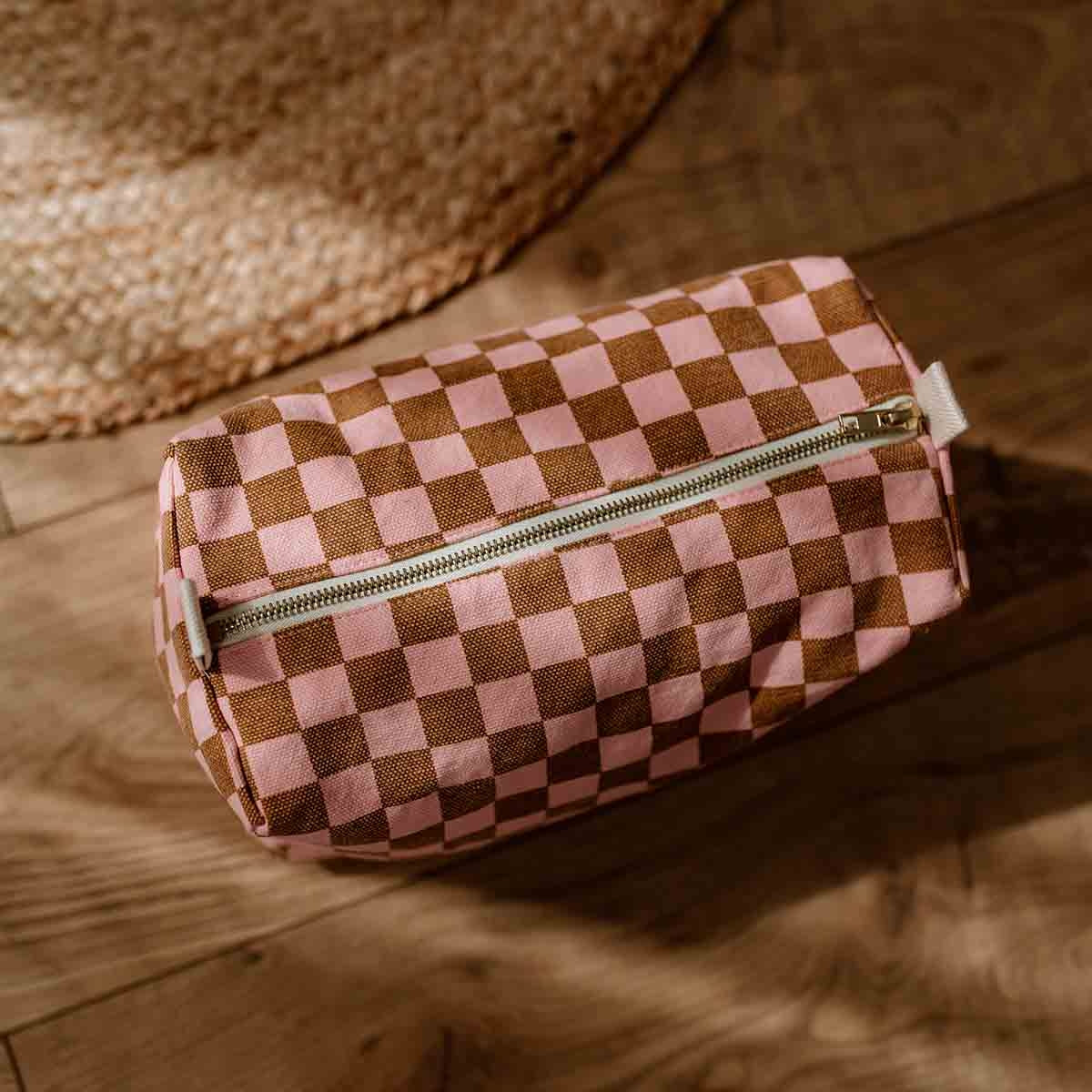 Pouch Vic Check - Strawberry