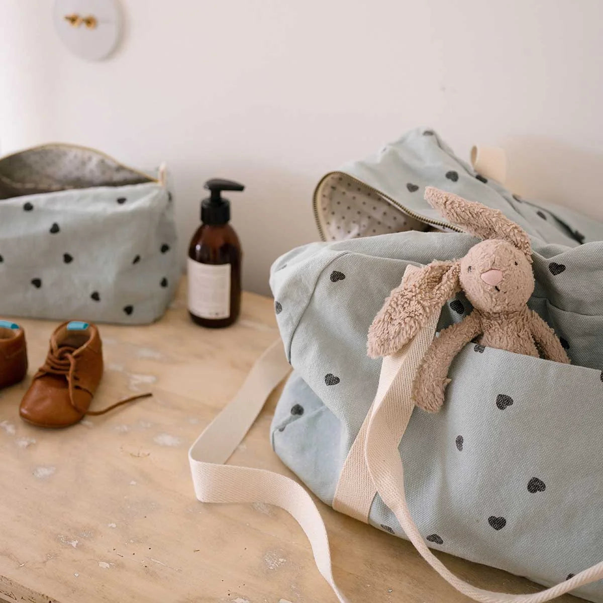 Pouch Vic Heart - Hellblau