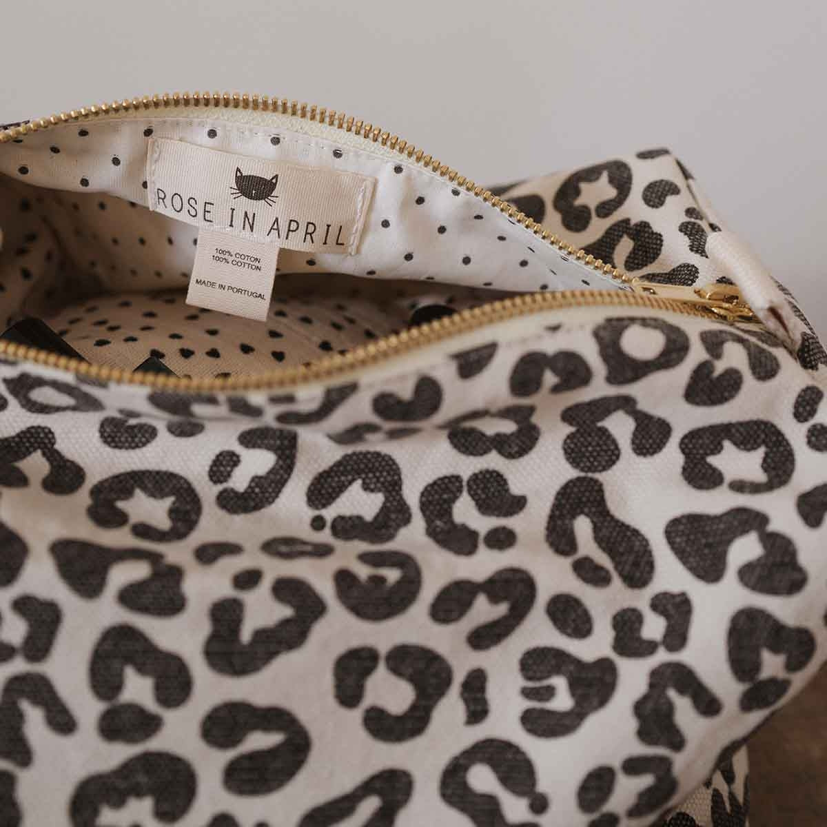 Pouch Vic Leopard - Greige