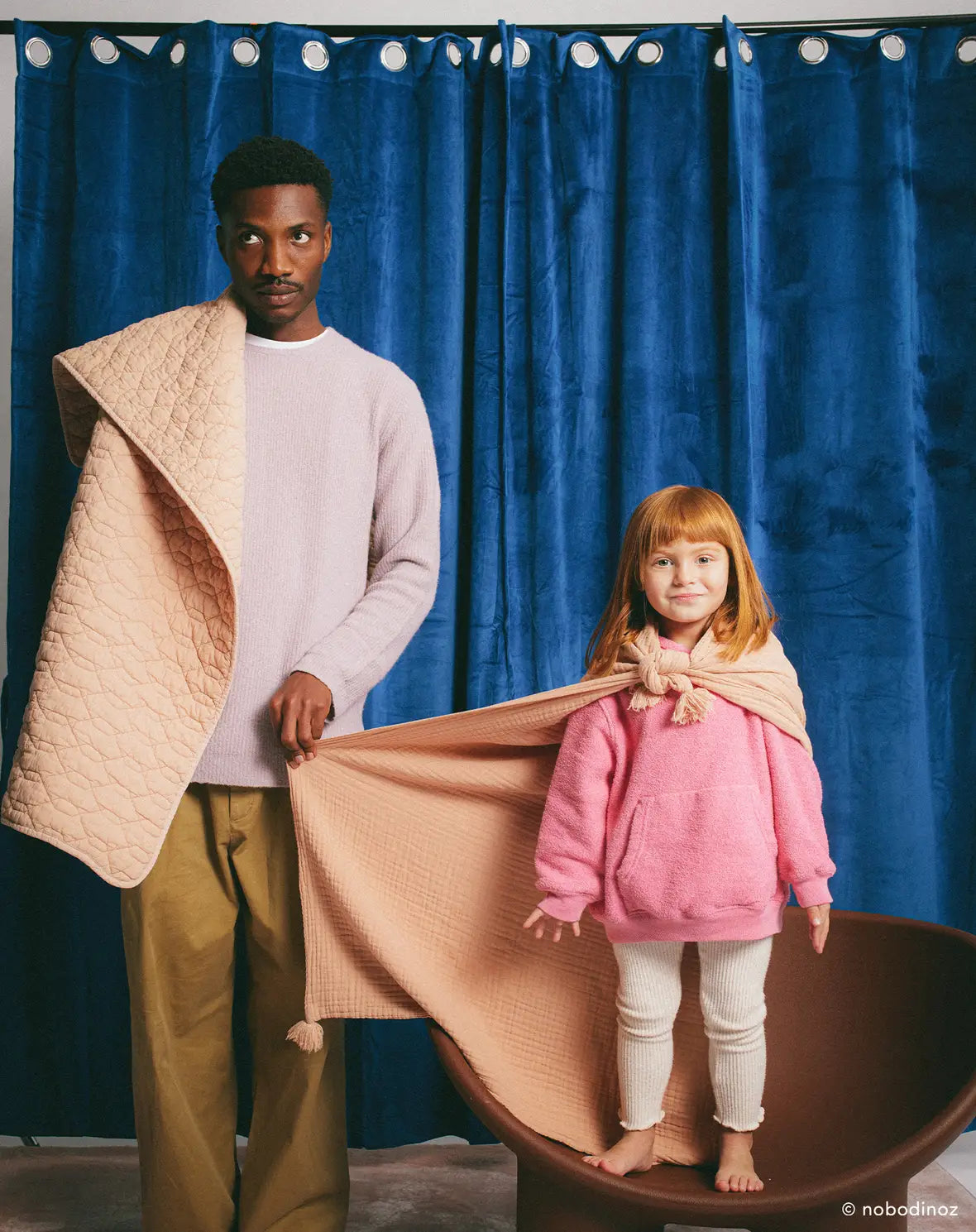 Wabi Sabi Decke - Powder Pink